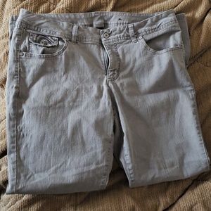 Gently worn gray Faded Glory Bell bottom jeans